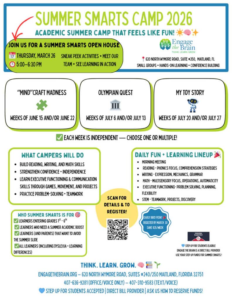 Summer Smarts Open House Flyer