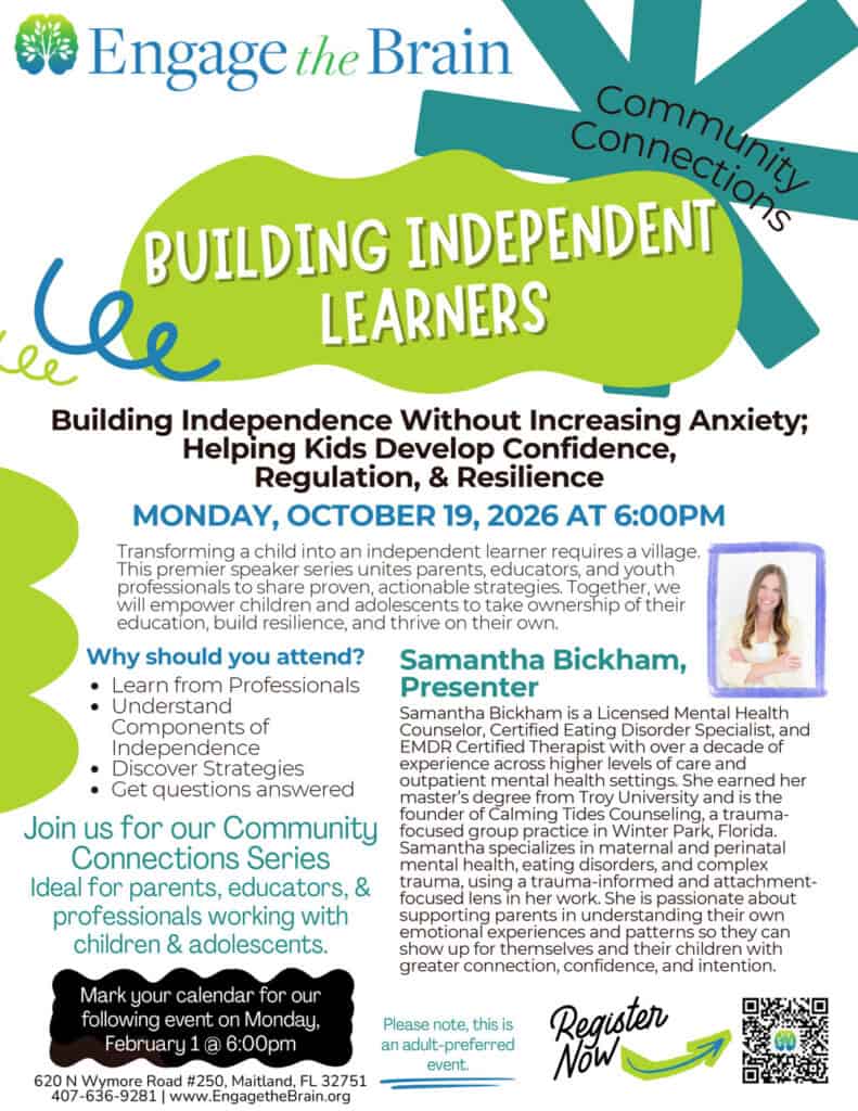 Samantha Bickham Community Connections flyer